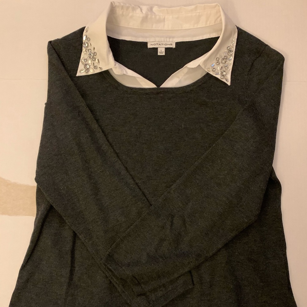 ✨MOVING SALE✨ Double layered blouse